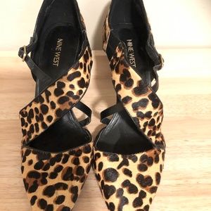Nine West Leopard Print Heels